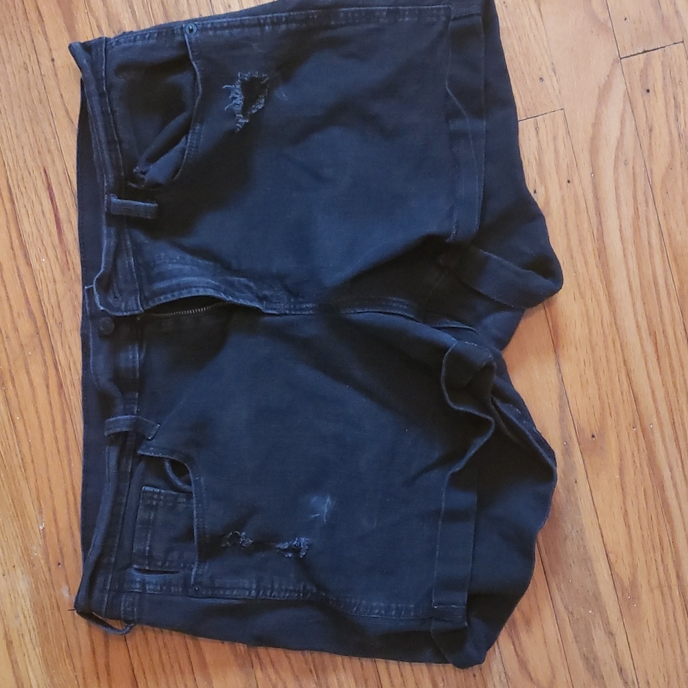 Distressed Jean Short